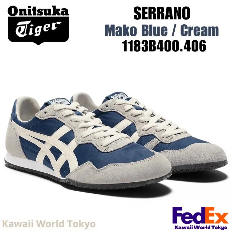 シューズ mako10 Onitsuka Tiger SERRANO MAKO BLUE / CREAM 1183B400 406 UNISEX