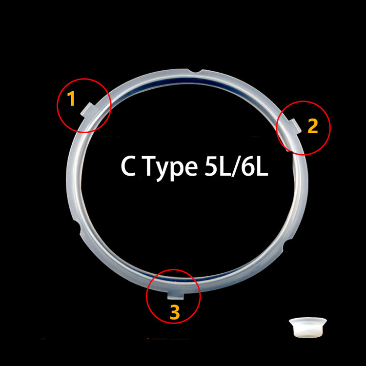 Rubber Sealing Ring Float Cap Ring For Midea Electric Pressure Cooker 4L 5L 6L