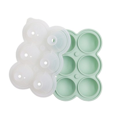 Bear/Round Silicone Ice Cube Ball Maker Green Tray Bar Whiskey Mold Easy-release