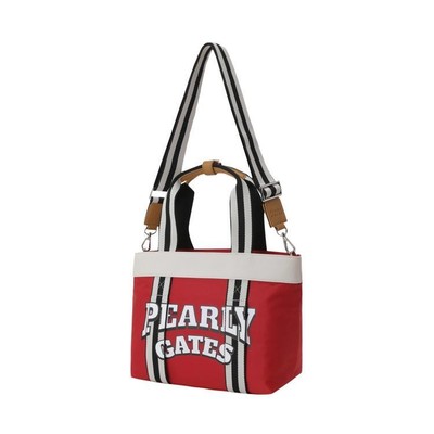 Genuine PEARLY GATES GOLF Womens Logo Print Color Line Tote Bag 