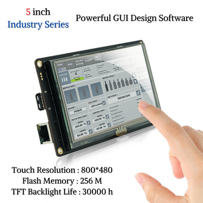 5 inch HMI TFT LCD Touch Screen Display Support Arduino Uno R4