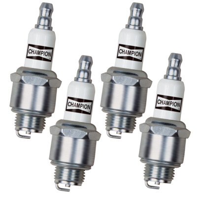 Champion 4 Pack of Genuine OEM (868S) Spark Plugs, RJ19LM-4PK