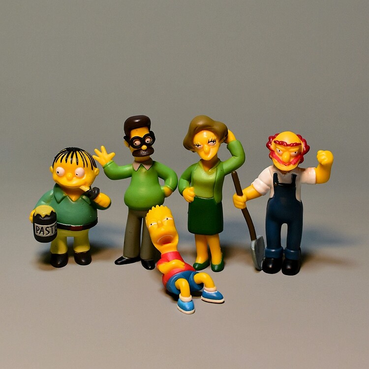The Simpsons 14 PCS Cartoon Figure Set Collection Cute Figurine