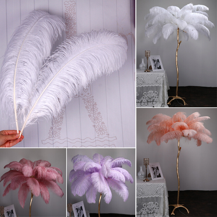 Wholesale 10/50/100pcs Ostrich Feathers 6-28 inch/15-70cm Wedding Party Decor