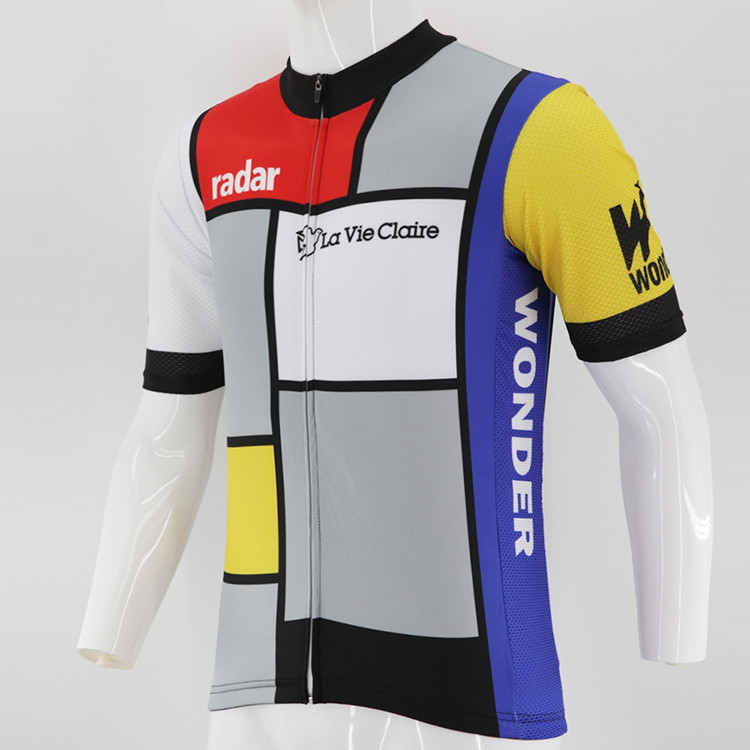 Wonder Radar La Vie Claire Retro Cycling Bike Jersey Shirt Tricot Maillot Sporting Goods Jerseys Romeinformation It