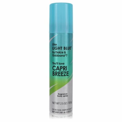 Designer Imposters Capri Breeze by Parfums De Coeur Body Spray 2.5 oz Women