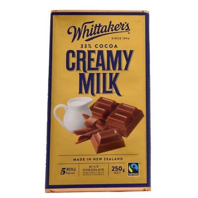 Whittaker's Creamy Milk Fairtrade Vollmilchschokolade 250 g