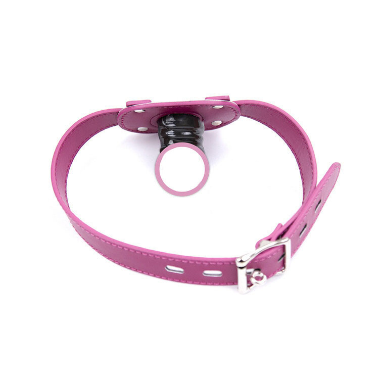 Silicone penis mouth plug Slave Dildo mouth ball Gag BDSM Deep Throat mouth Gag