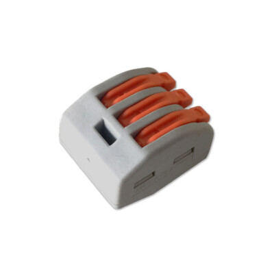 x1, x5, x10 pack, 3 Lever Terminals Universal Wago Style Connector