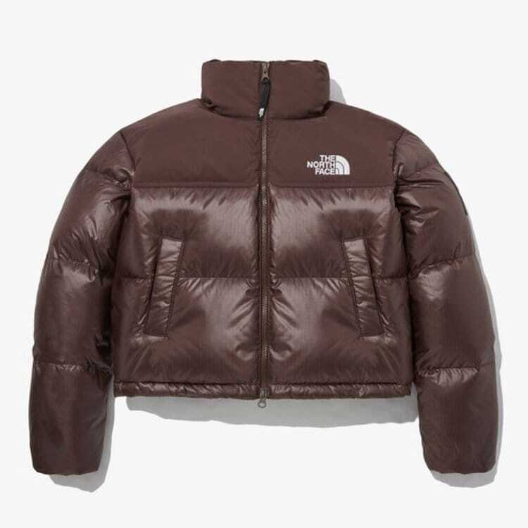 Pre-owned The North Face Womens White Label Nuptse Down Jacket Cocoa Brown Nj1dp85p