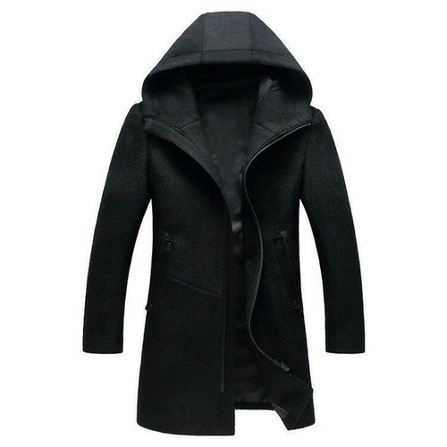 ジャケット・アウター NO ID Long Wool trench coat Winter Women's Wool Trench Coat Long Coat Belt Women Wool