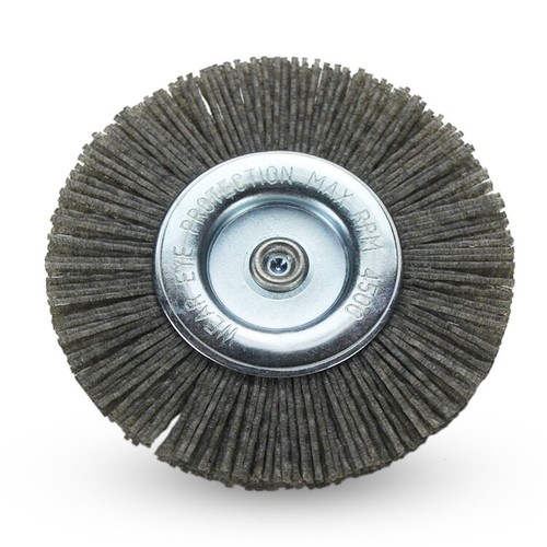 BHA 4" Nylon Wire Wheel with 1/4" Hex Shank for Drill or Die Grinder