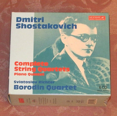 DMITRI SHOSTAKOVICH: COMPLETE STRING QUARTETS (1997; Melodiya) [6 CD Box Set]