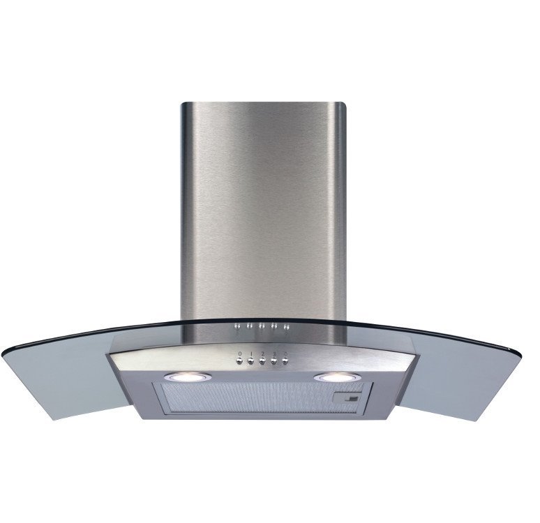 Curved Glass Extractor Hood for Hob 70cm Brand New in Inverness