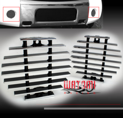 Fog Light Vent Cover Billet Grille 2pcs For 04-07 Titan/05+ Armada