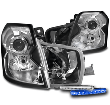 FOR 2003-2007 CADILLAC CTS CHROME PROJECTOR HEADLIGHT LAMP ...
