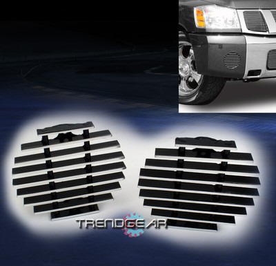 Fog Light Vent Cover Billet Grille 2pcs For 04-07 Titan/05+ Armada