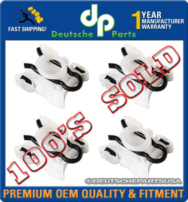 WINDOW REGULATOR SLIDER CLIP 51321938884 SET 4 for BMW E32 E34 E36 318i 325i
