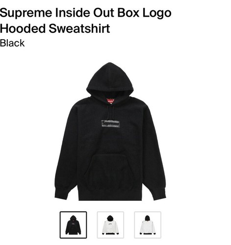 競売 Inside Supream Out XLサイズ Logo Box パーカー - life2.co.za