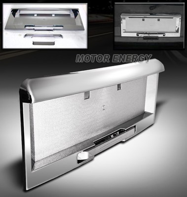 2003 2004 2005 HUMMER H2 REAR LICENSE PLATE FRAME TRIM WHANDLE 3PCS SET CHROME