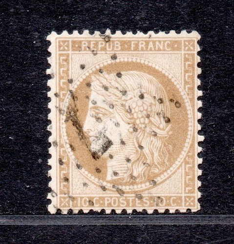 + COTE 110 E / SUPERBE 10C CERES SIEGE DE PARIS No36 OBLIT ETOILE DE PARIS