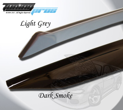 Outside-Mounted Light Grey JDM Window Visor 4pcs For Jeep Grand Cherokee 2011-16
