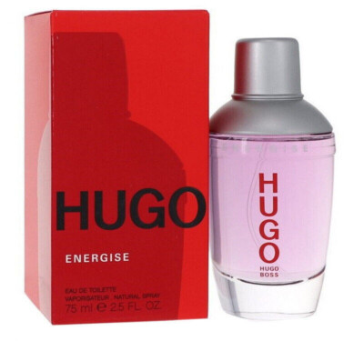 Hugo Boss Energise Men 2.5 oz 75 ml Eau De Toilette Spray Nib Sealed