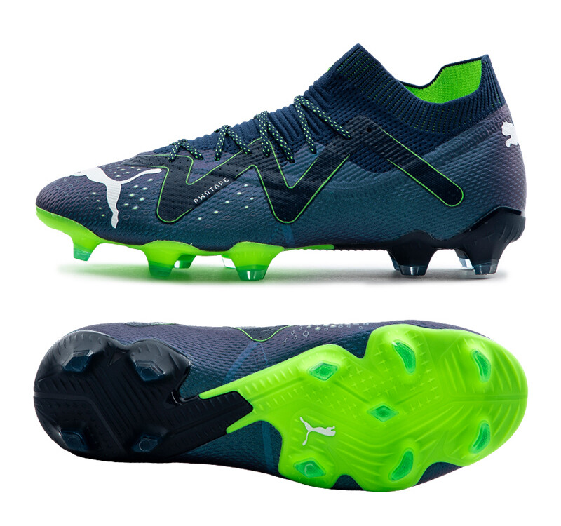 Pre-owned Puma Future Ultimate Fg/ag Men's Football Shoes Soccer Sports Shoes 107355-03 In Blue