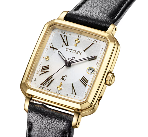 Pre-owned Citizen Watch Cross Sea Xc Es9502-12a Hikari Collection Square 2way Model