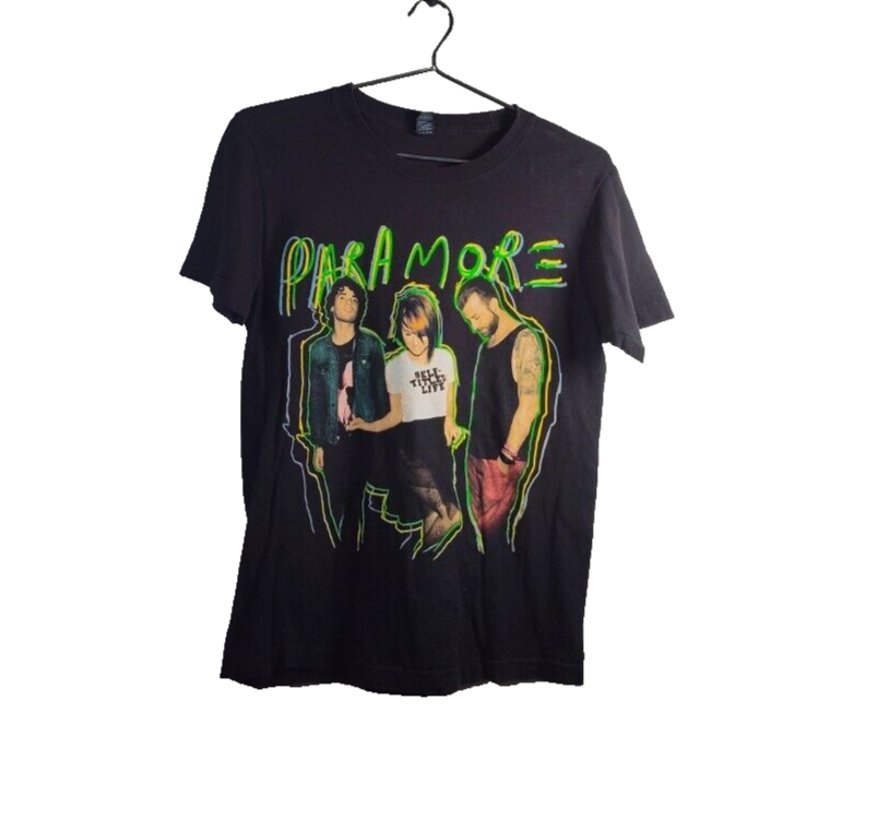 Paramore Band Tee 2014 MonumenTour Tour Concert T Shirt Double
