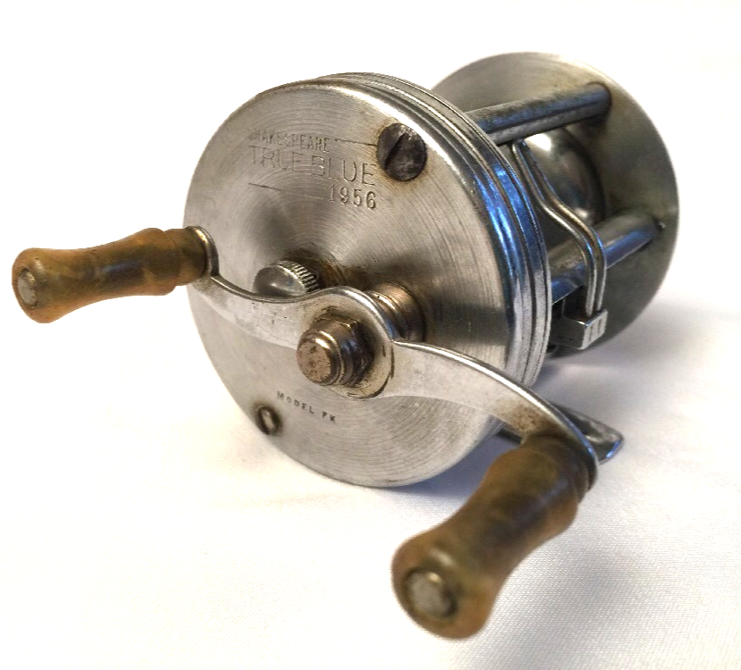 Vintage SHAKESPEARE TRUE BLUE No. 1956 Model FK Fishing Reel