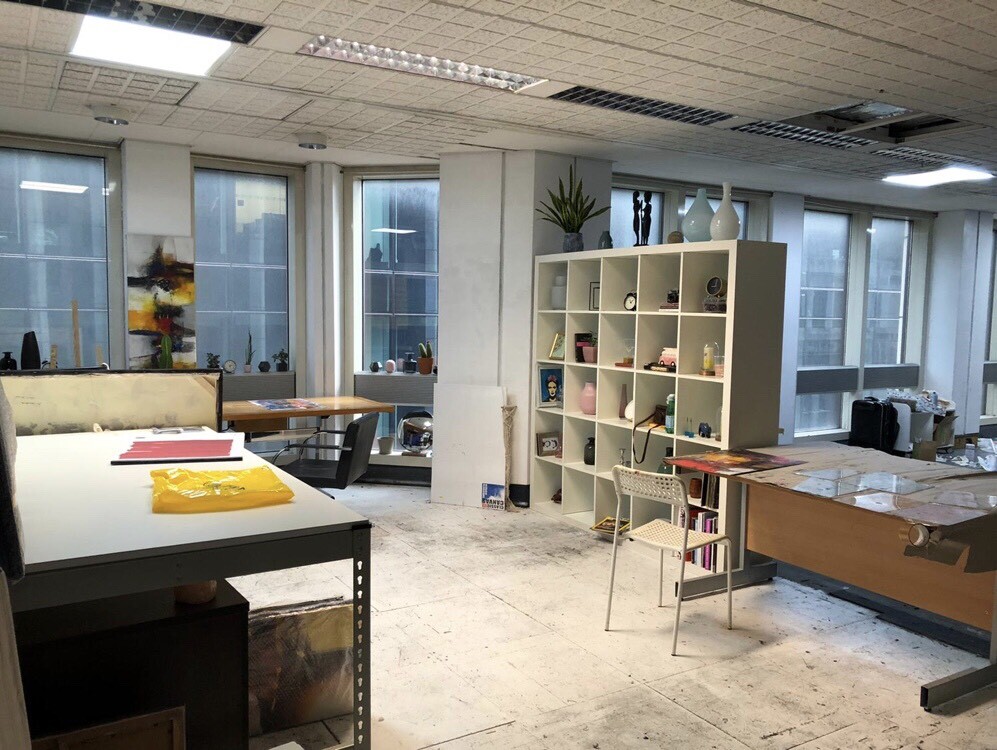 Rent temporary work space art studio Farringdon in City