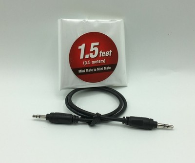 Pearstone Stereo Mini Male to Stereo Mini Male AUX Cable - Grade A (MMSA-101.5B)
