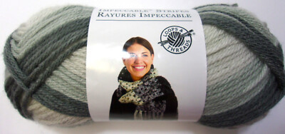 Loops & Threads Impeccable Stripes, 3 oz/160 yds (Multiple Color Choice) 1 Skein