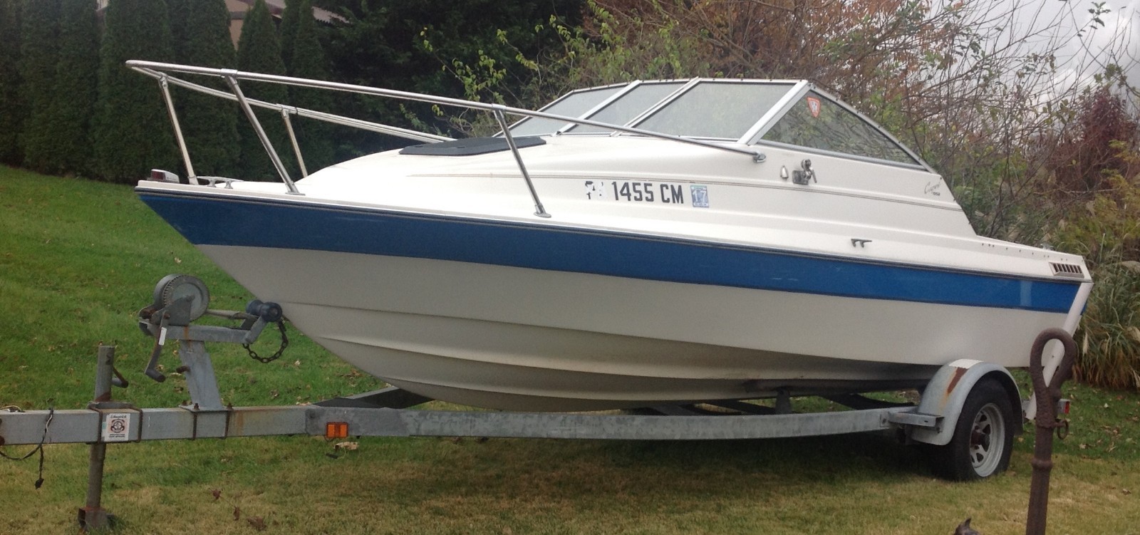 1996 Bayliner 1952 19' Cuddy Cabin & Trailer - Pennsylvania