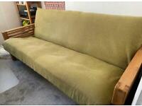 Solid Oak Horizon 3 seater Sofa Bed, Futon Company, can deliver !!