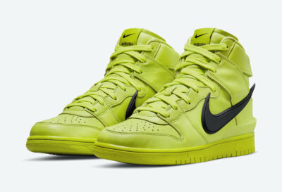 Nike AMBUSH x Dunk High Flash Lime CU7544-300 Fashion Shoes