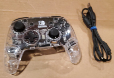 Afterglow Nintendo Switch Clear Wireless Deluxe Controller PDP