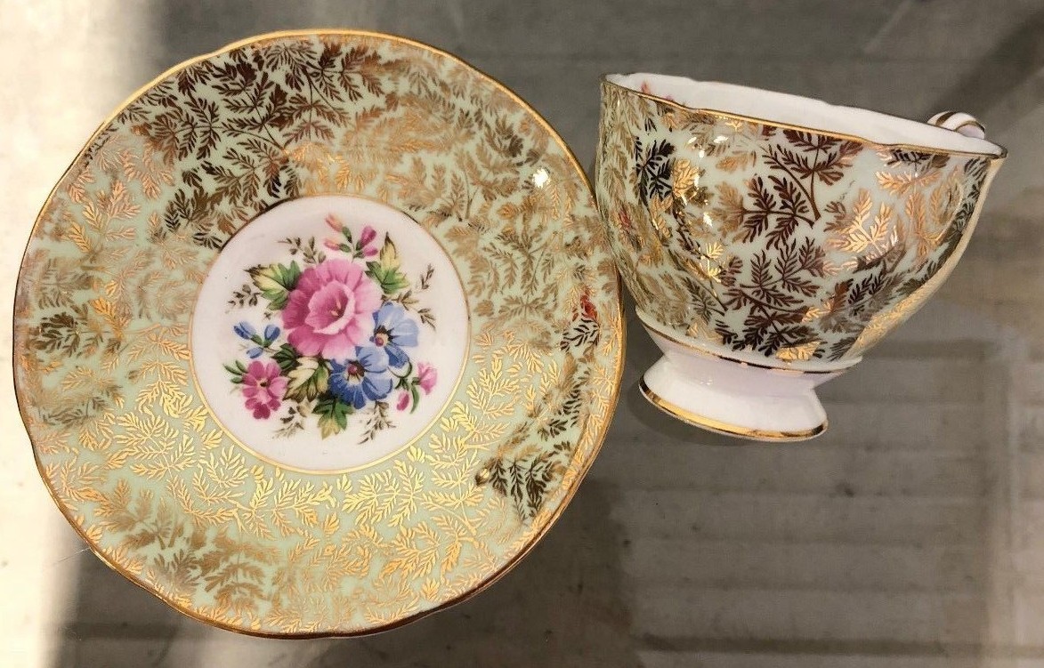 Royal Stafford Bone China Tea Cup & Saucer Made in England