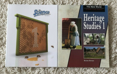 BJU Bob Jones 1st grade SCIENCE 1 Heritage Studies Student Text Textbook Readers