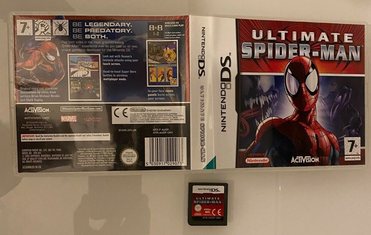 アルティメット スパイダーマン　任天堂DS スクウェア・エニックス 【DS】アルティメット スパイダーマン