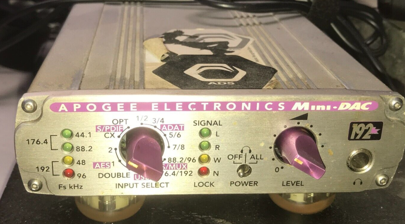 APOGEE mini DAC D/A  期間限定 SALE APOGEE MINI-DAC FIREWIRE 192KHz | eBay