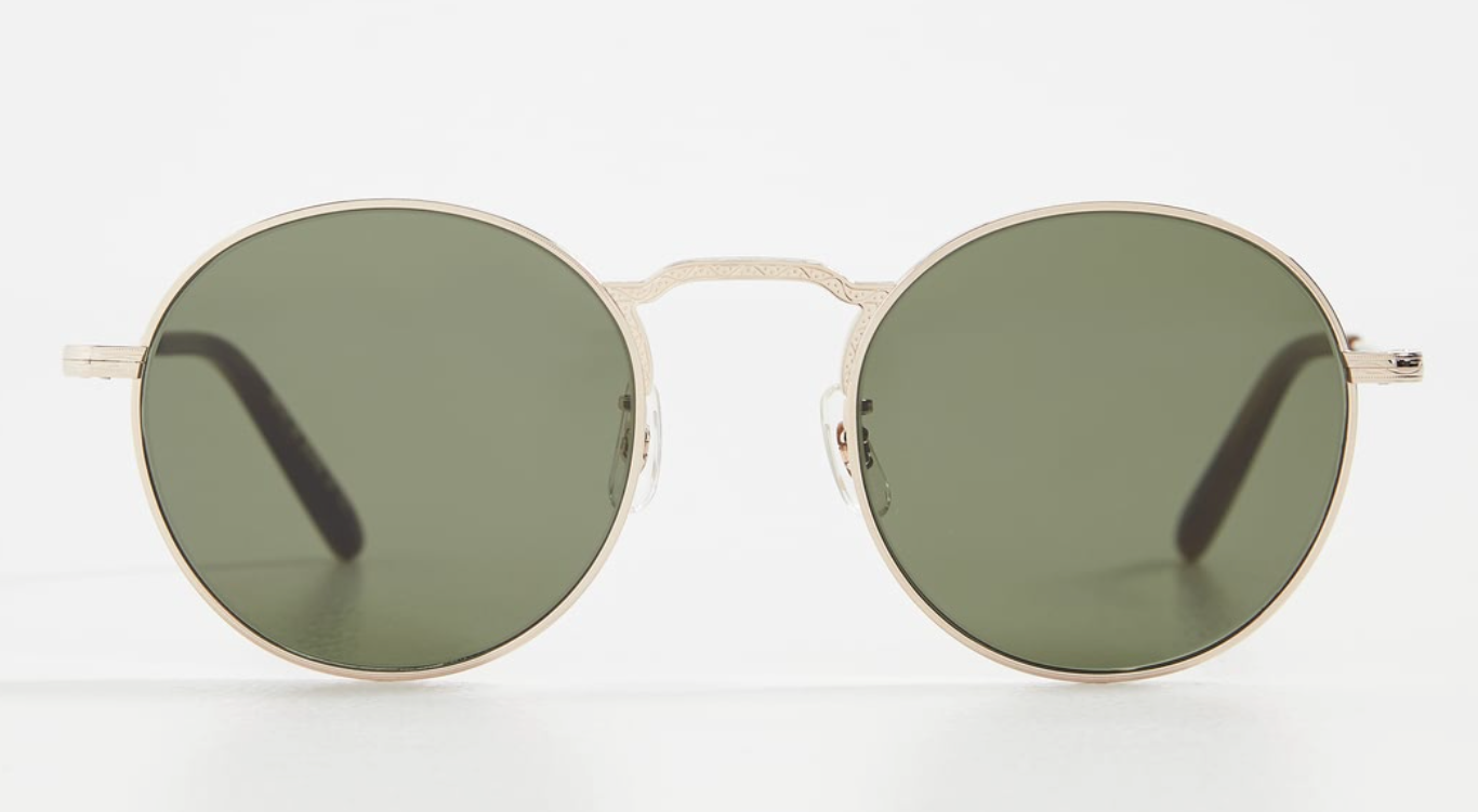 Pre-owned Oliver Peoples Weslie Polarized Sun 49-20-145 Mm In Dk Azure Ov1282st Msrp$691 In G-15