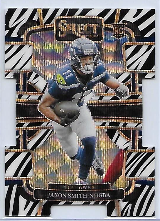 2023 PANINI SELECT JAXON SMITH-NJIGBA ZEBRA DIE CUT RC PRIZM