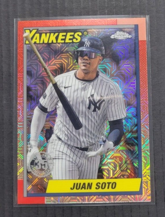 ※1/1 Topps Chrome 田中将大 NY Yankees 2025 Topps Juan Soto Chrome Mojo Refractor #T90C-19 Yankees