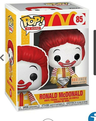 Funko Pop! Ronald McDonald #85 Diamond Collection BoxLunch