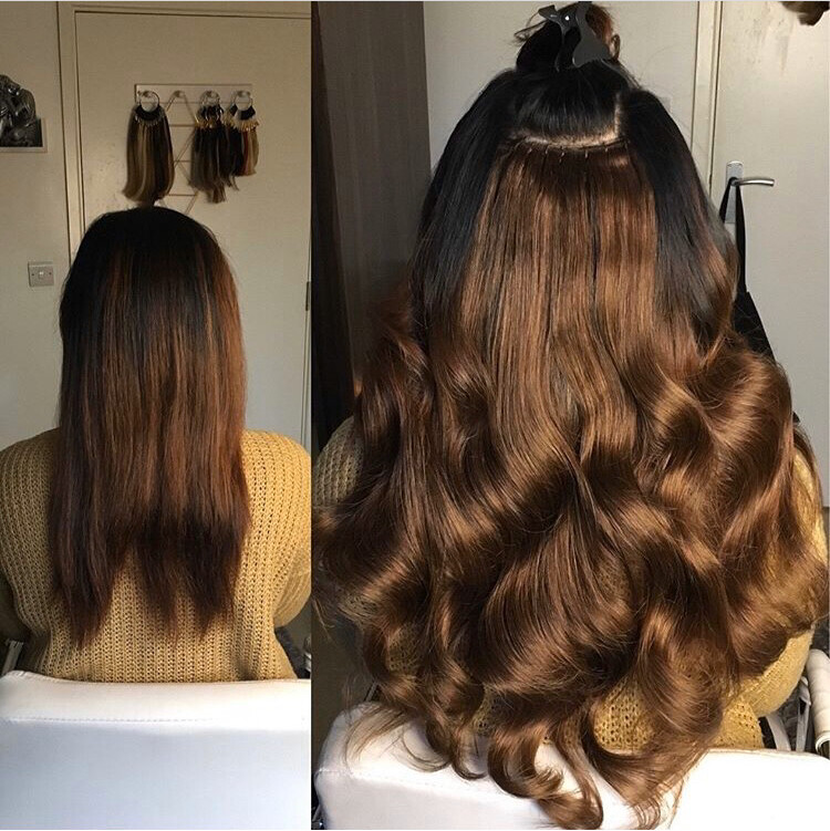 Braidless Weave Nano Rings Micro Rings Hair Extension
