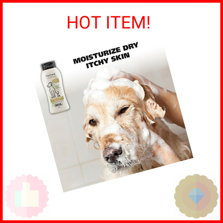 Dry Skin & Itch Relief Pet Shampoo for Dogs Oatmeal Formula w/ Coconut Lime 24oz