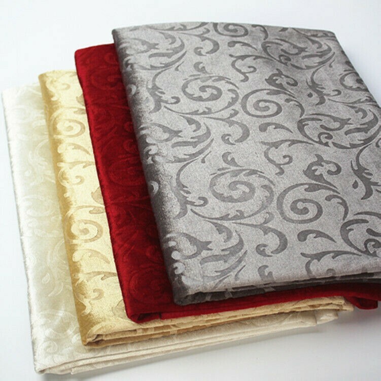 1M samt Stoff Blumenmuster Tuch DIY Kissen Sofa Polster Heim Deko Handarbeiten
