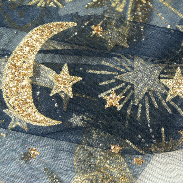 Rete Trasparente Pizzo Tessuto Lucido Stella Matrimonio Abito Tutu Carnevale Sew